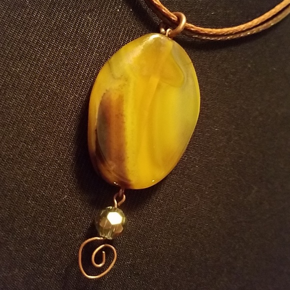 3pc natural stone and pearl set - Picture 2 of 7